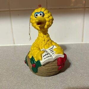 Sesame Street BIG BIRD In Nest Christmas Ornament